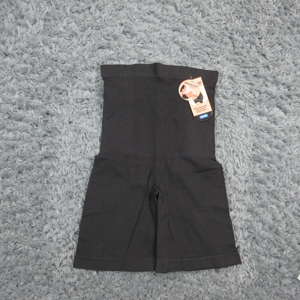 Shapermint Essentials All Day High Waisted Shaper Shorts Womens XL Black NWT